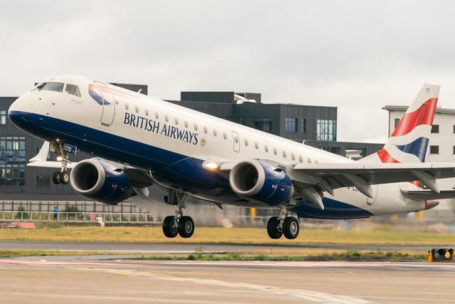 South bound: the first British Airways CityFlyer departure from London City for 15 weeks
