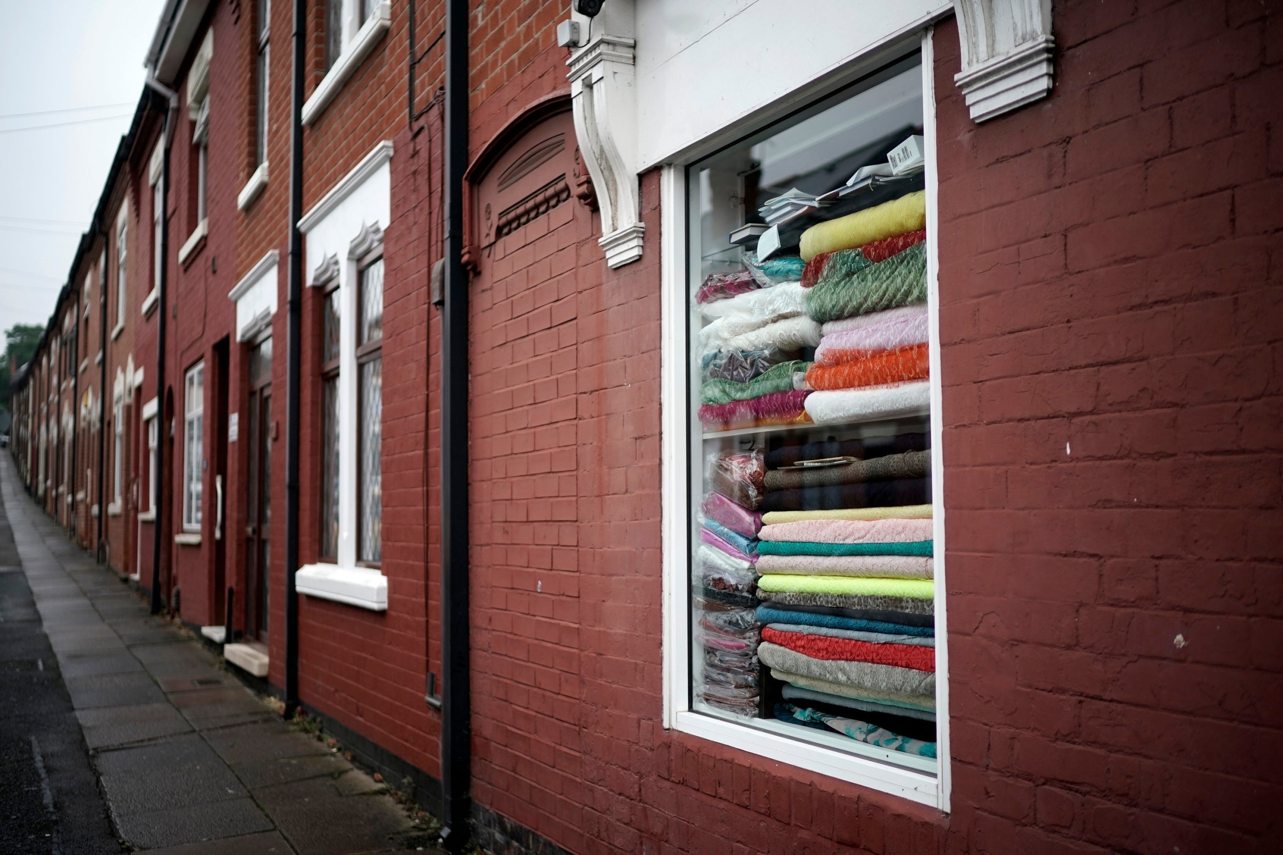 An empty street in Leicester’s North Evington neighbourhood