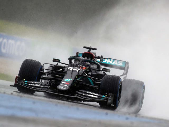 Lewis Hamilton took pole position for the Styrian Grand Prix