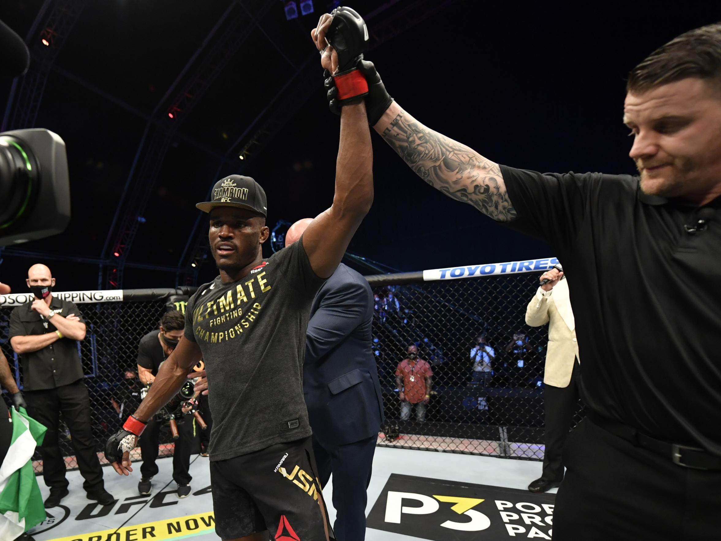 Usman extended his win streak to 16 at UFC 251