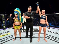 Namajunas suffers brutal injuries in UFC win over Andrade