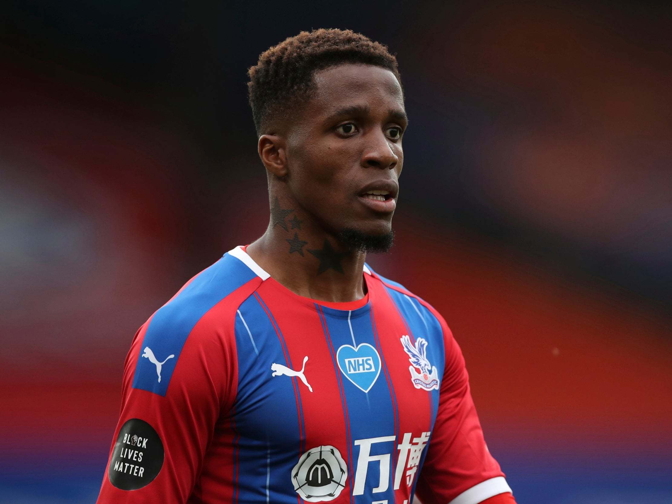 Wilfried Zaha was targeted by racist abuse online
