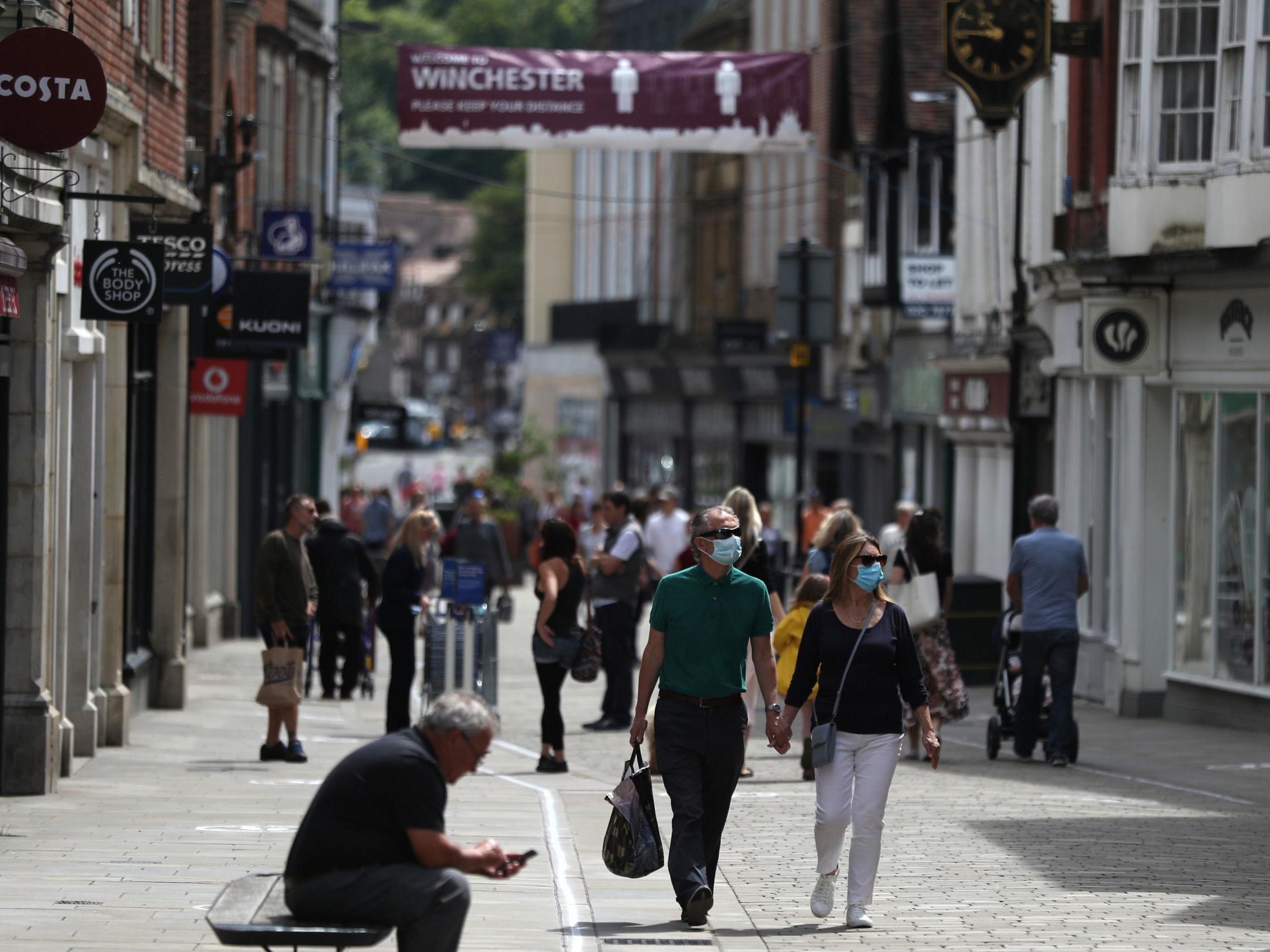 The high street has been hit hard by the lockdown