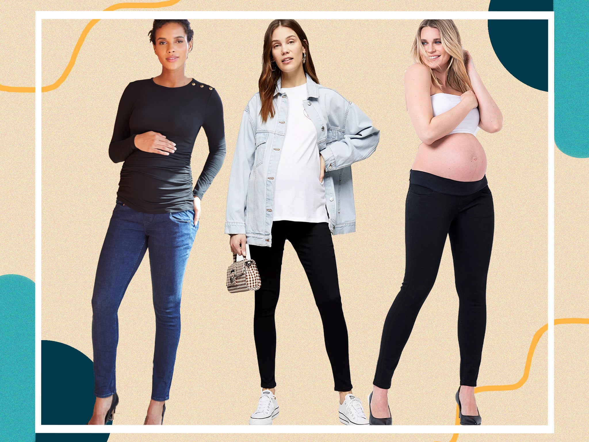 best jeans for post pregnancy belly