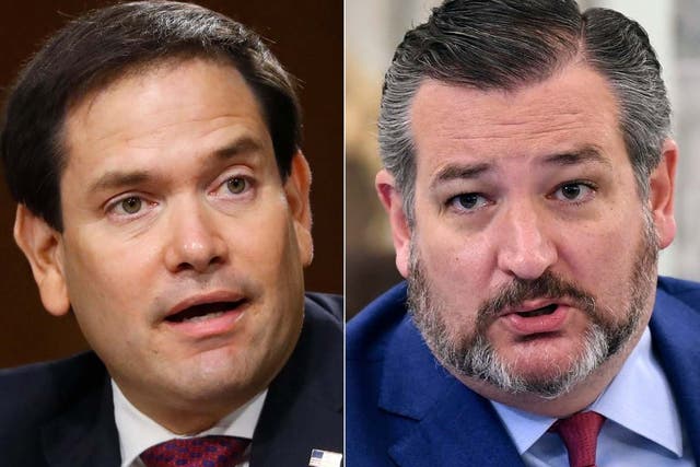 Republican senators Marco Rubio and Ted Cruz have been banned from entering China over their criticism of the ruling Communist Party