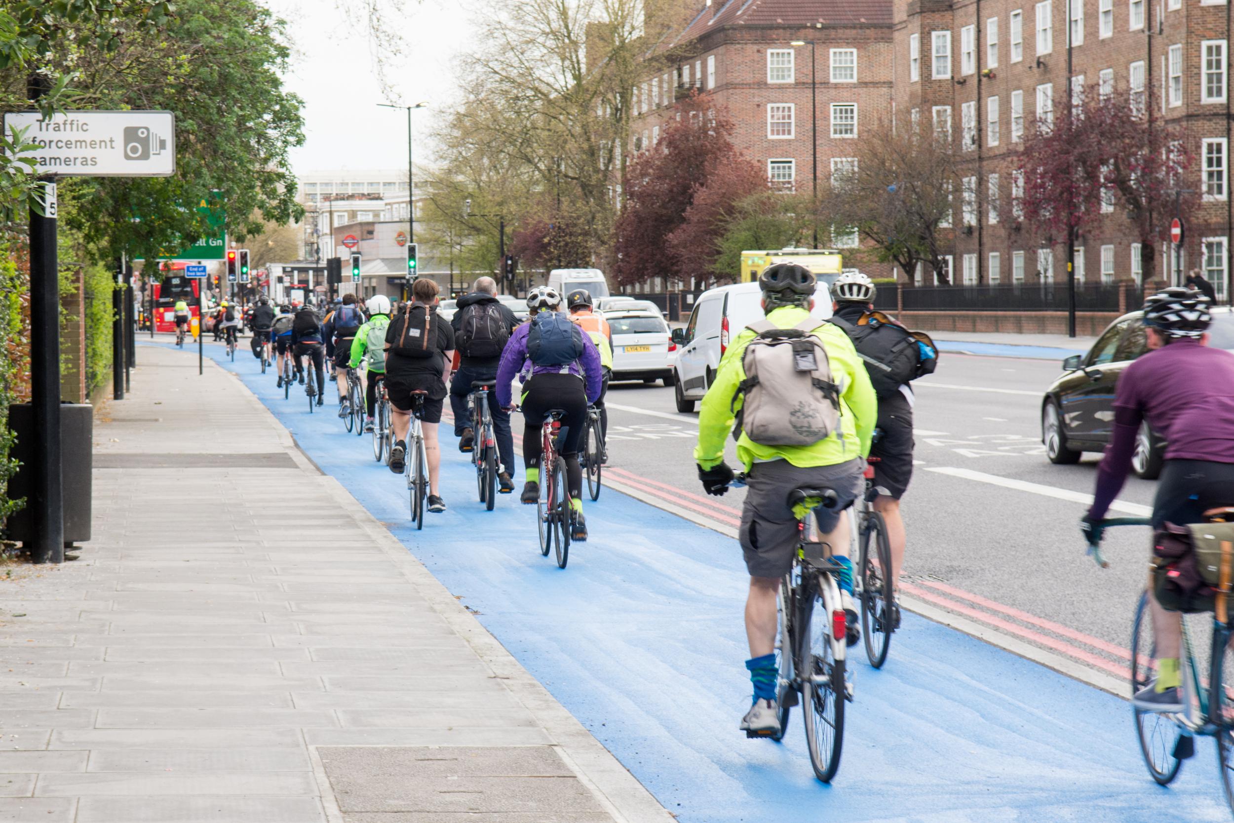 segregated cycle lanes