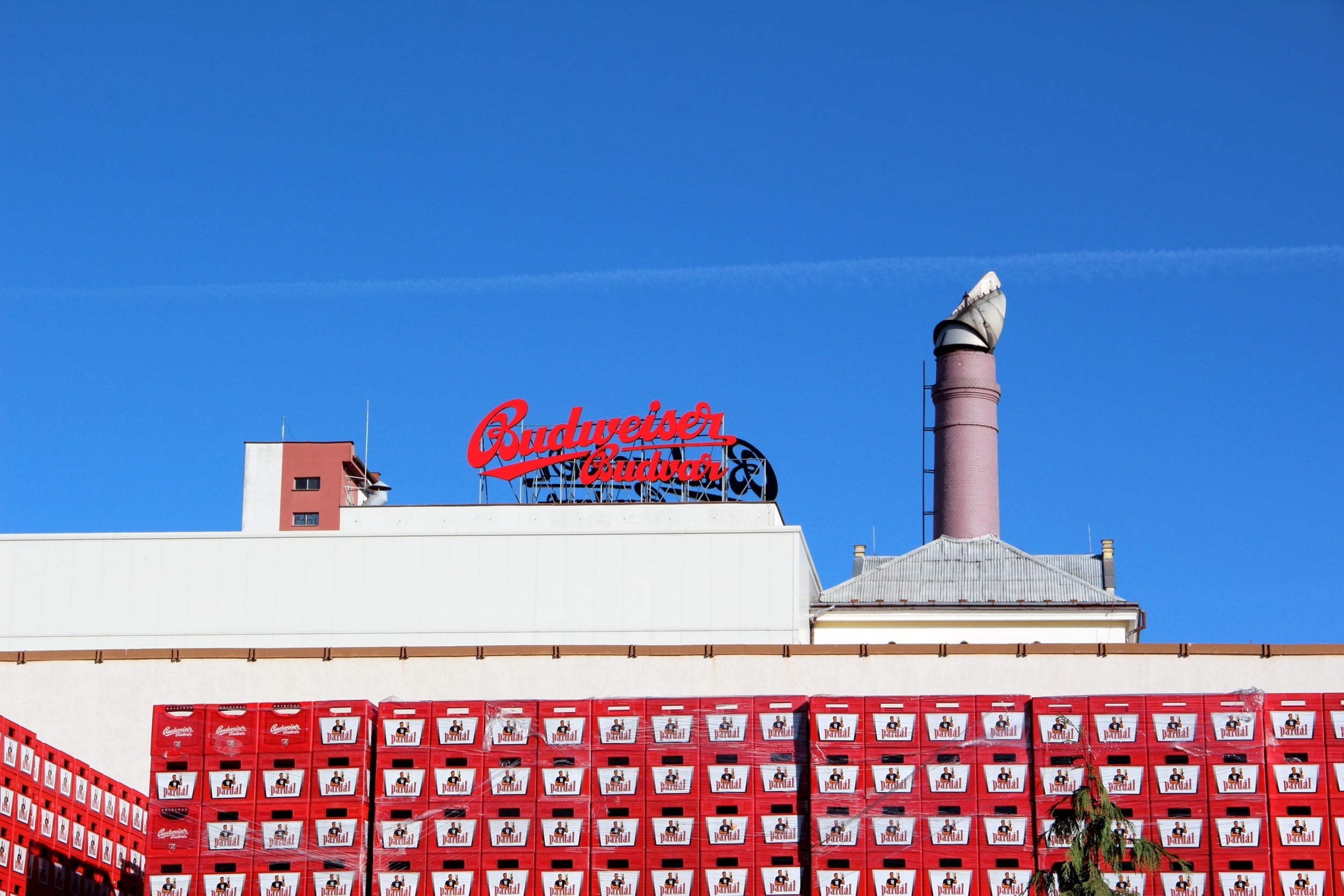 A Budweiser Budvar brewery in České Budějovice (also known as Budweis) where the history of the beer began (Getty)