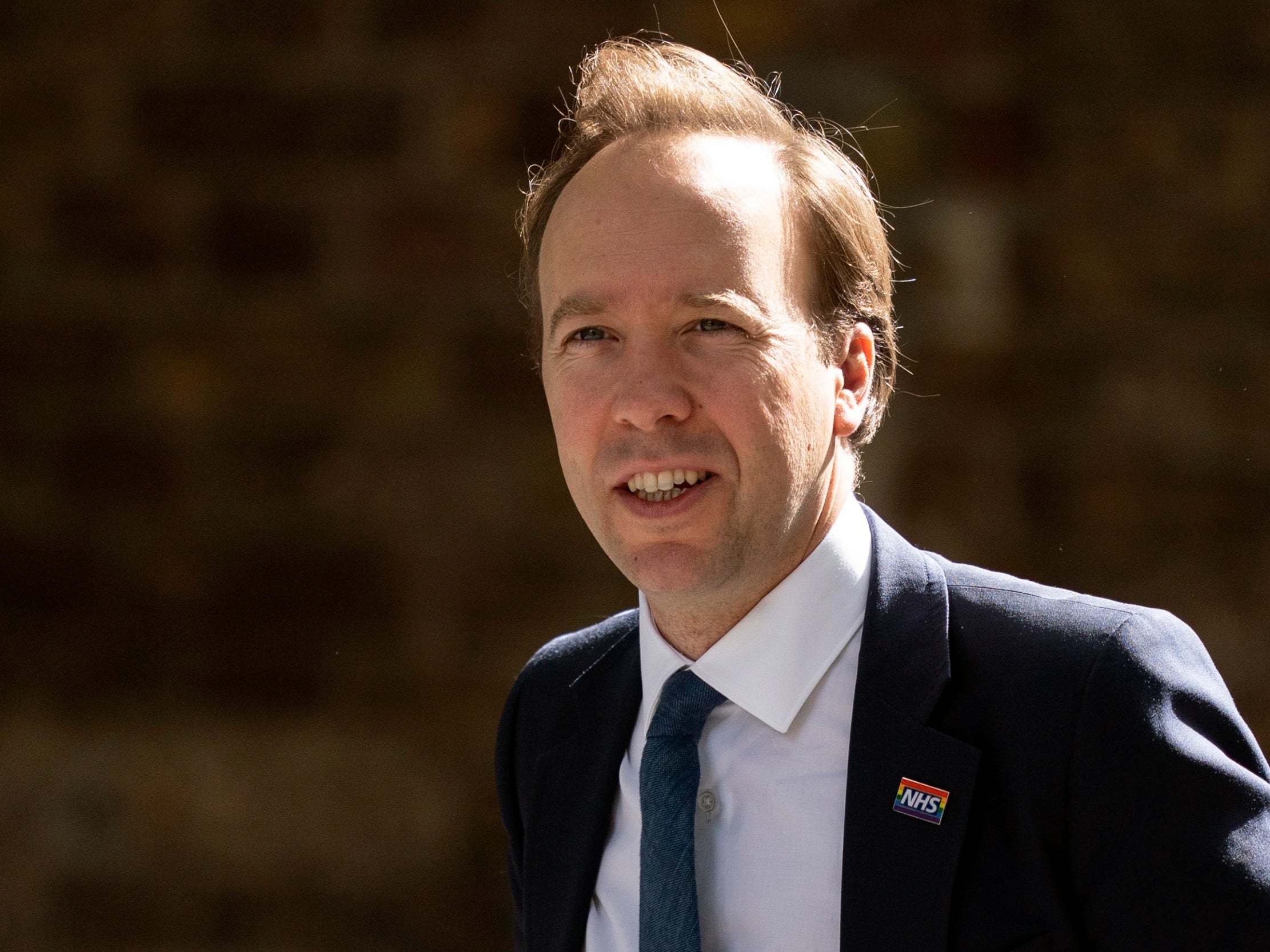 Health secretary Matt Hancock arrives at Downing Street on 1 July