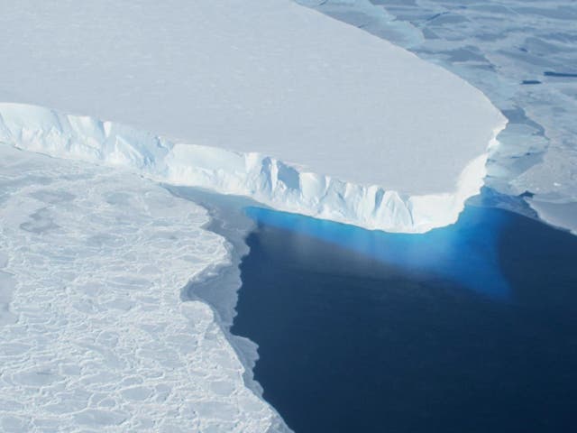 Thwaites glacier is roughly the same size as the UK and already contributes to 4 per cent of global sea level rise