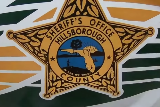 The badge for the Hillsborough County Sheriff's Office