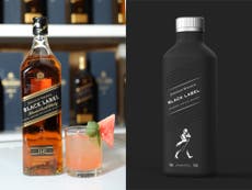 Johnnie Walker whisky to become available in paper-based bottle