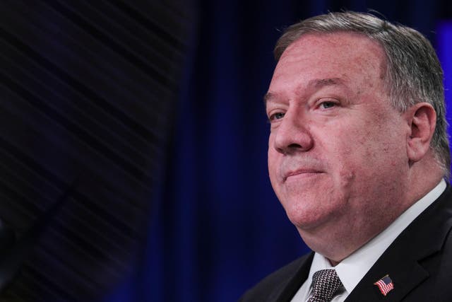 Mike Pompeo said the 'United States is not a country directly involved in the disputes'