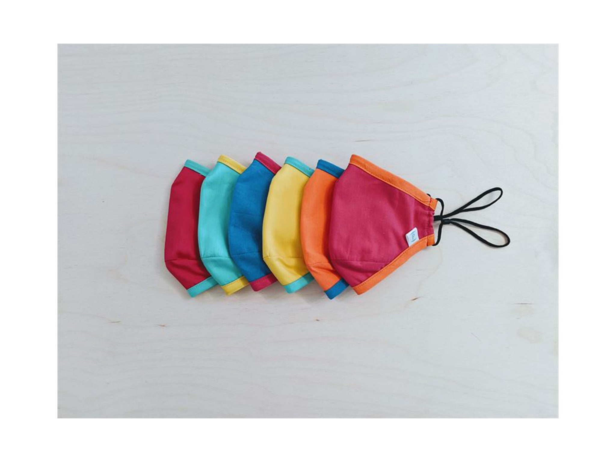 Colourful and fun, these comfortable cotton masks are an eye-catching, feel-good purchase