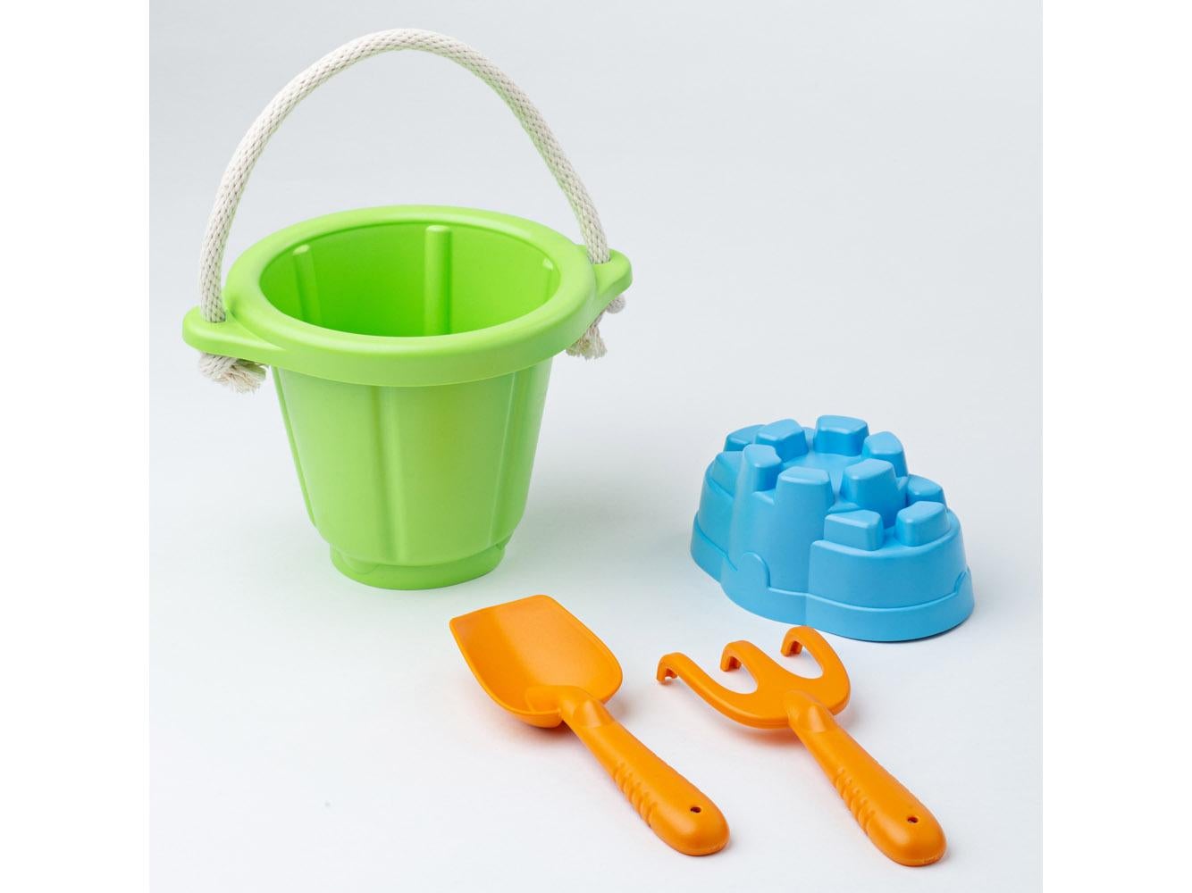 non plastic bucket and spade
