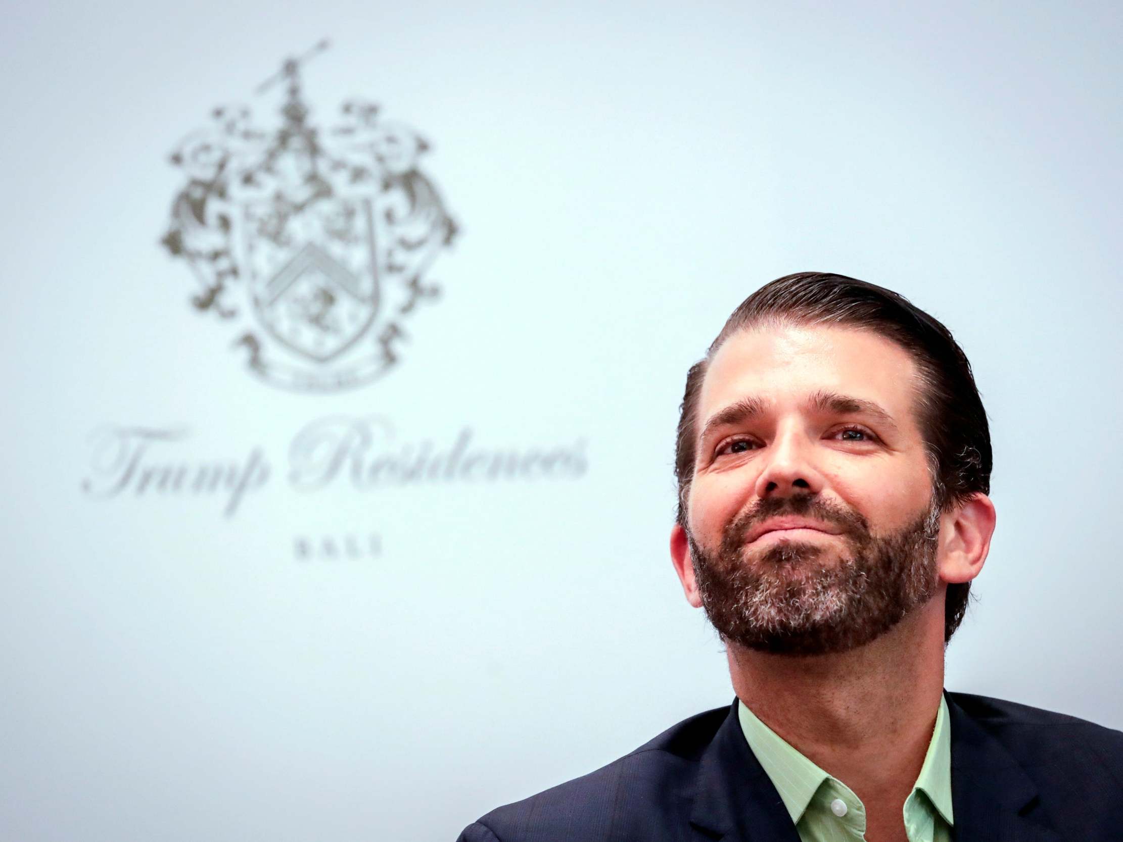 Donald Trump Jr., whose comments are used in new anti-Trump advert