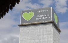 Eco-friendly target behind flammable insulation for Grenfell Tower 
