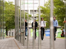 UK’s first e-scooter trial scaled back amid widespread misuse – including underage riders zipping through shopping centres