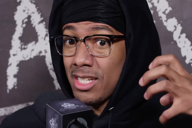 Nick Cannon during his YouTube conversation with former Public Enemy member Professor Griff