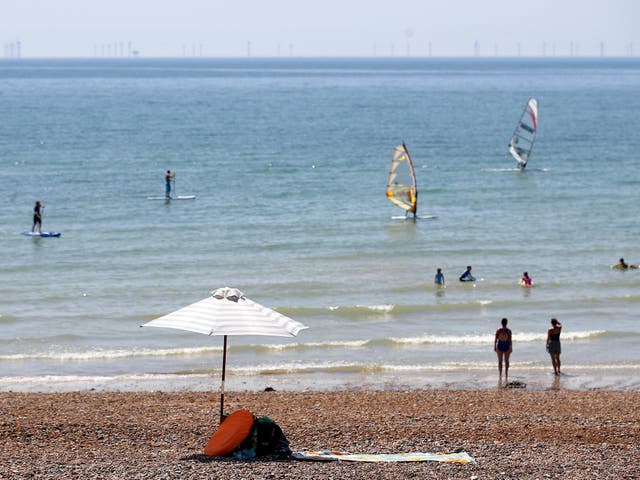 Britons have started returning to the beaches amid the easing of lockdown restrictions