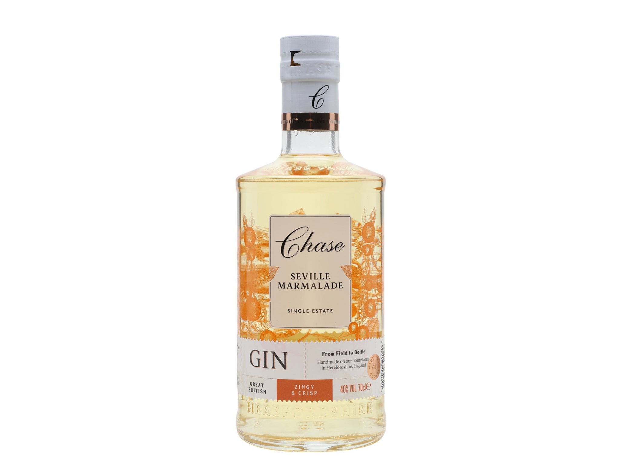 Forget spreading it on toast, it's all about the marmalade gin instead (Chase Distillery)