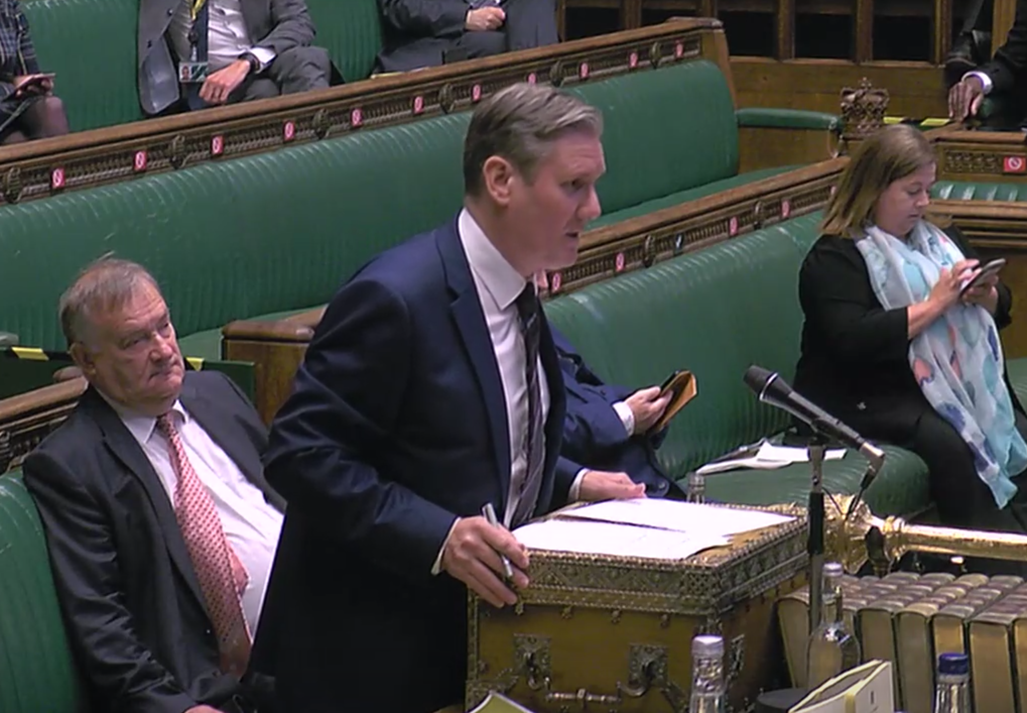 Starmer addresses the Commons today