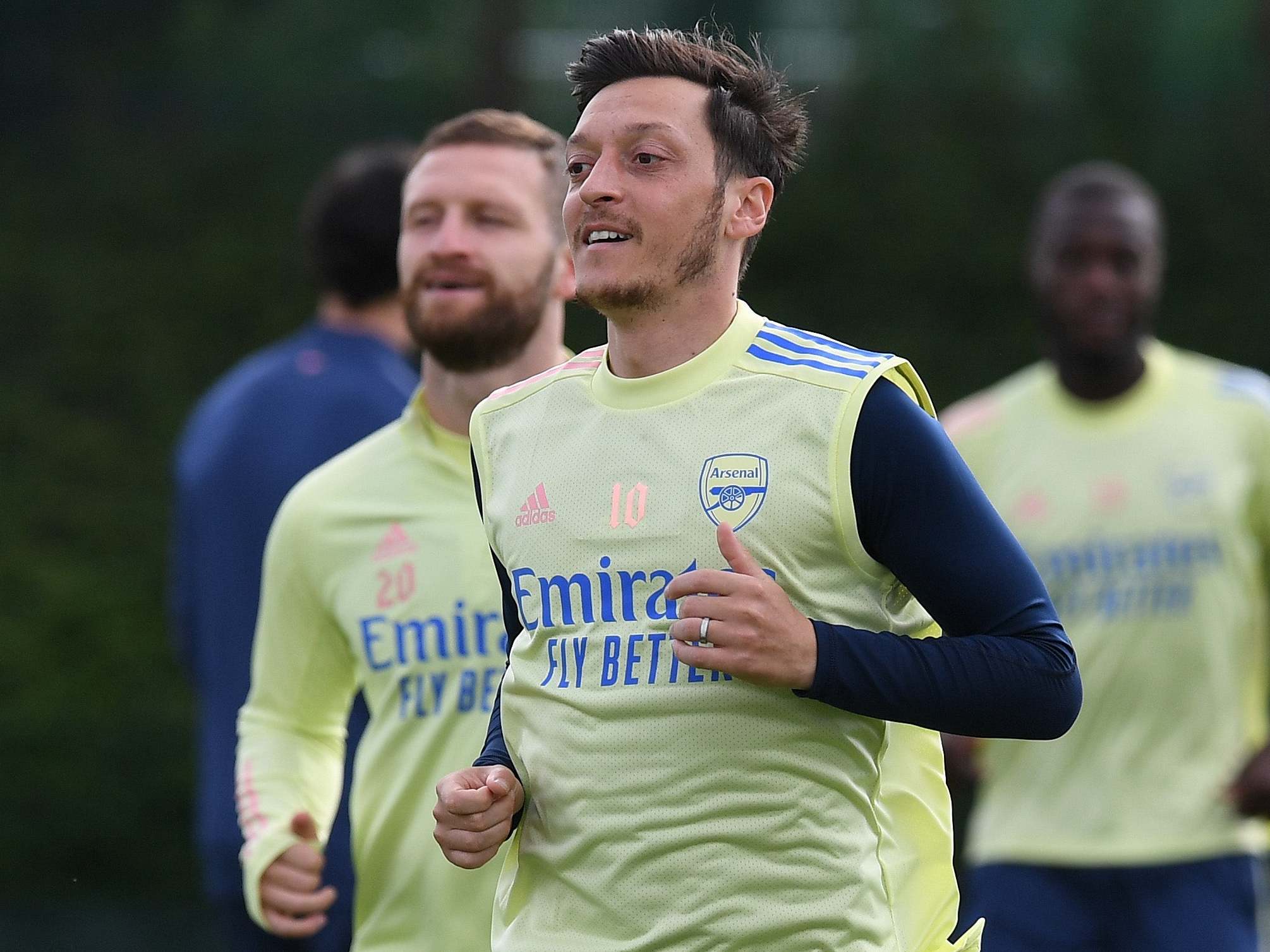Mesut Ozil could return to the Arsenal squad for their Premier League clash with Liverpool