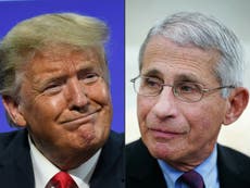Dr Fauci responds to Trump: ‘I have not been misleading the public’
