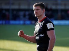 Jones happy for Farrell to play in Championship with new Saracens deal