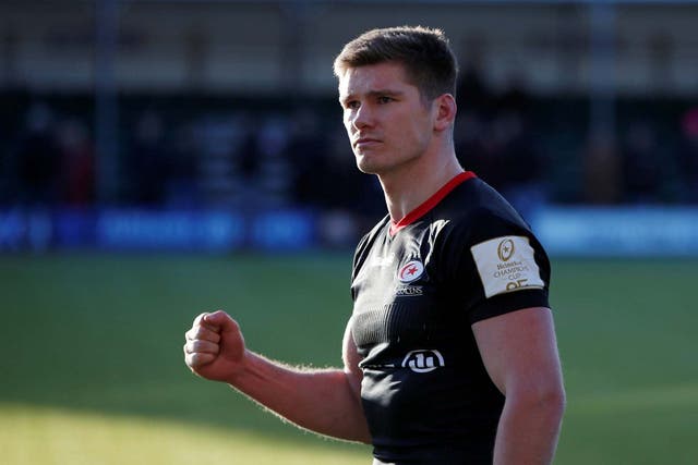 Owen Farrell will remain with Saracens next season after signing a new long-term contract