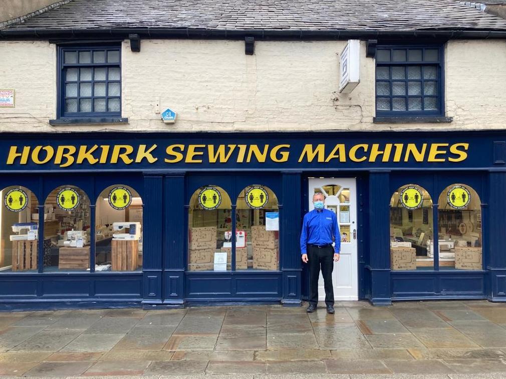 Marcus Gannon, director of Hobkirk Sewing Machines, which can trace its history in the town back to 1903