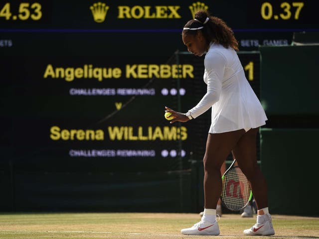 Serena Williams has a first serve ritual