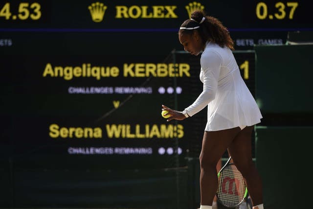 Serena Williams has a first serve ritual