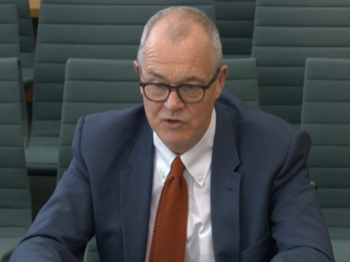 Sir Patrick Vallance, the UK government's chief scientific adviser, gave evidence to MPs on Thursday