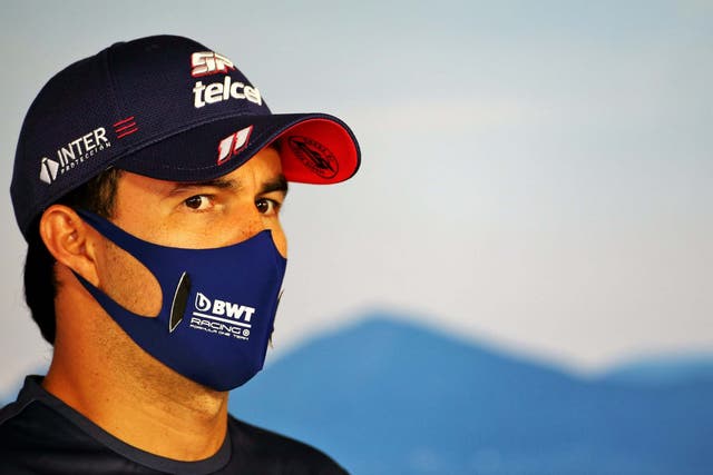 Sergio Perez has seen his seat at Racing Point come under threat from Sebastian Vettel