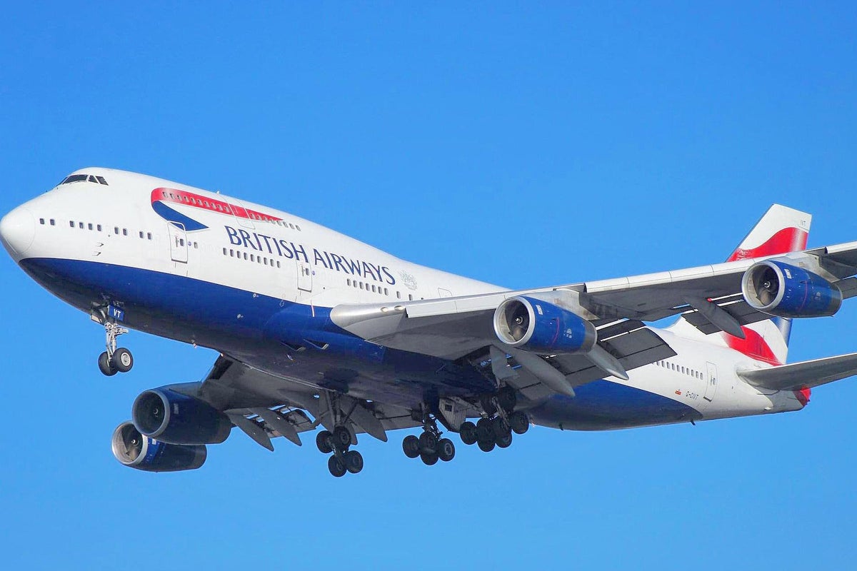 Praktisch Wardian Fall Verkaufsplan boeing 747 jet british airways ...