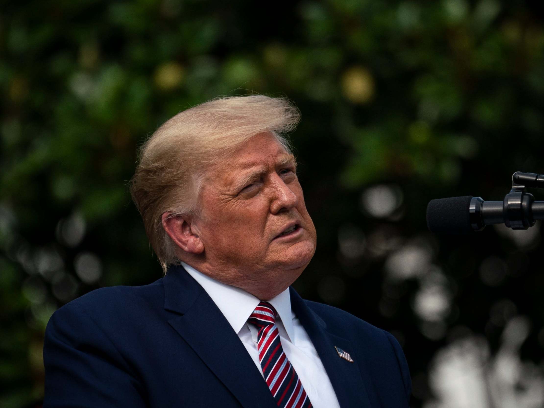 Donald Trump has insisted on reopening schools despite US cases of coronavirus continuing to soar