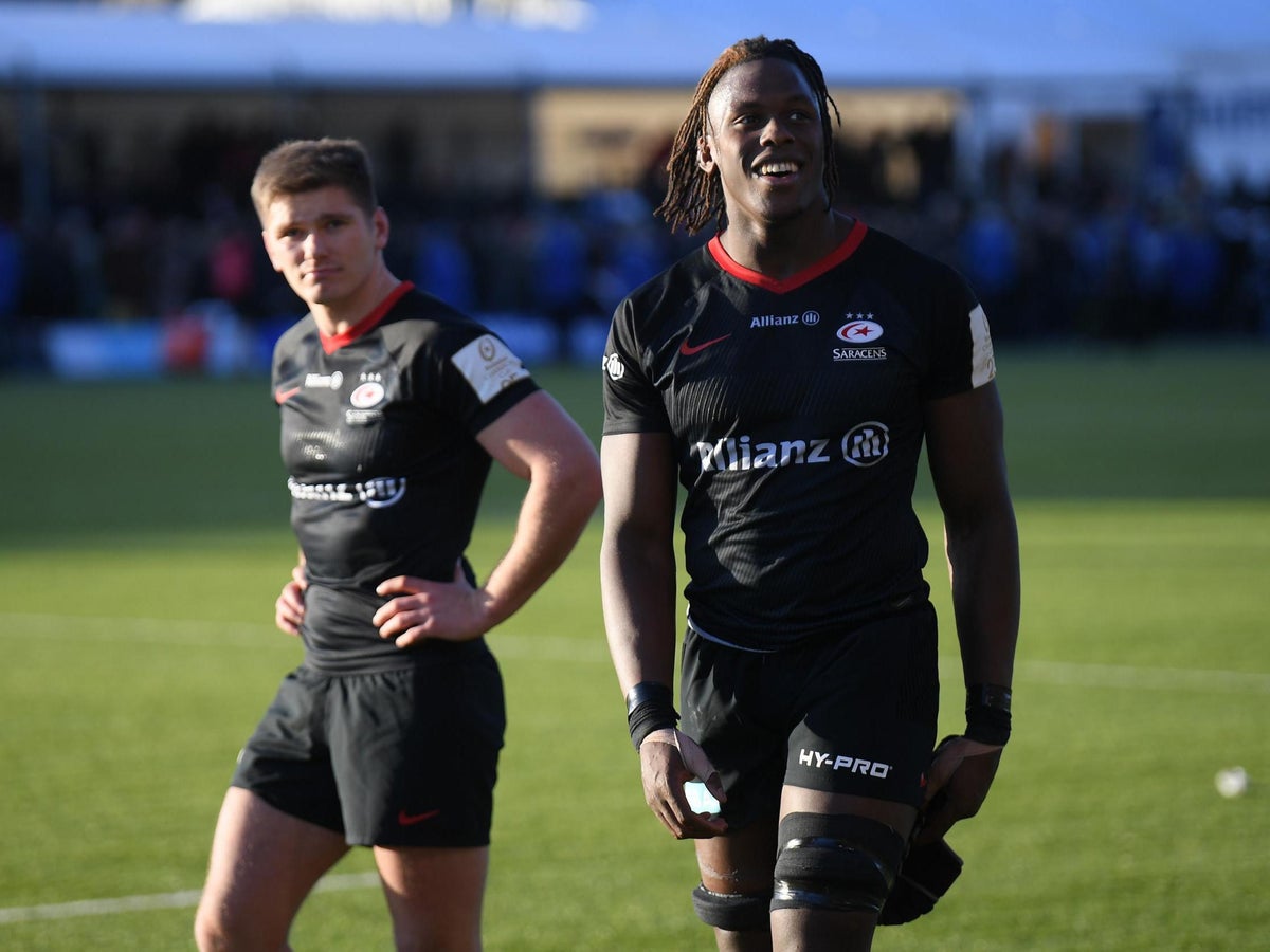 Maro Itoje Commits Long Term Future To Saracens Despite Club S Relegation The Independent The Independent