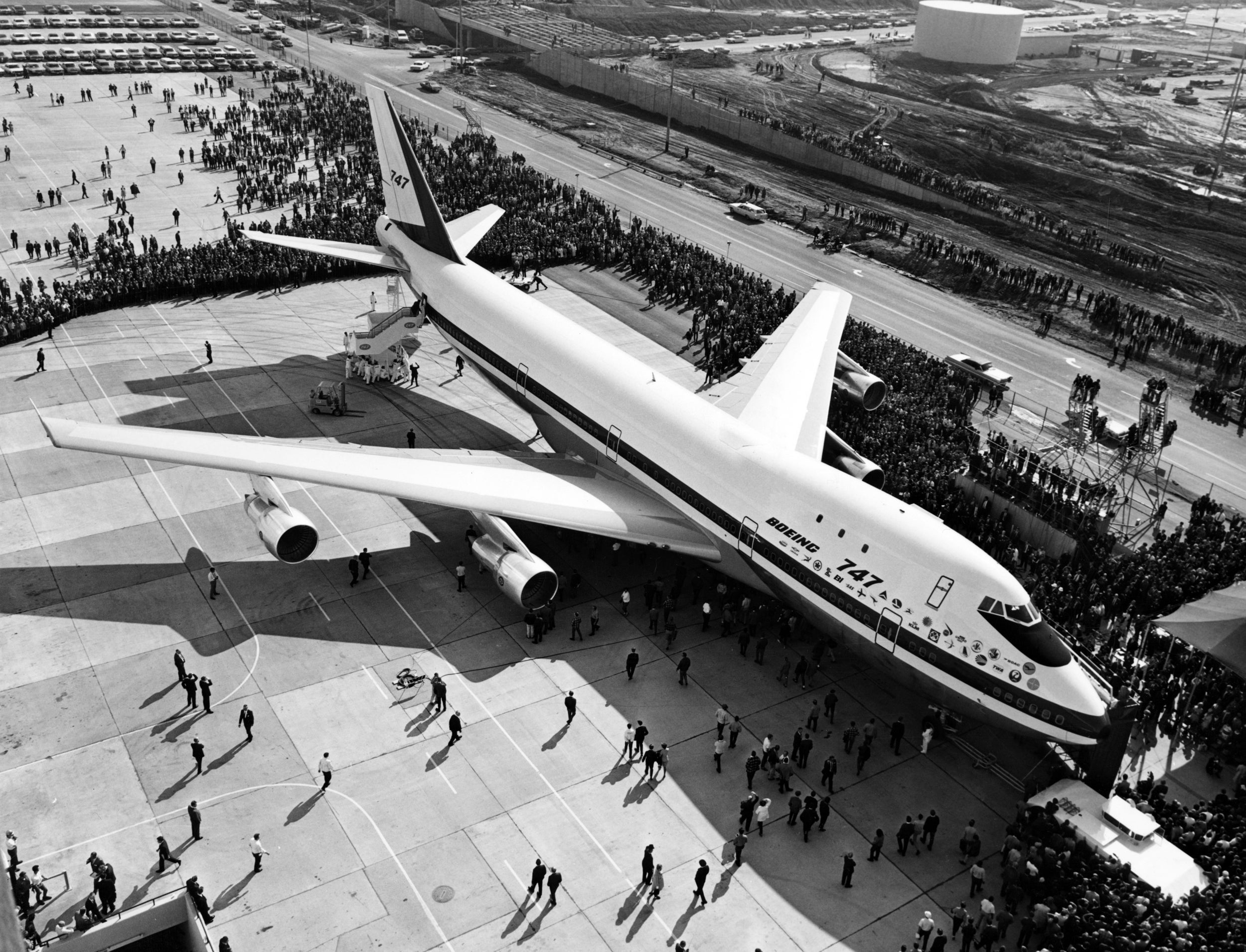 The very first Boeing 747 was rolled out in 1968 (AFP/Getty)