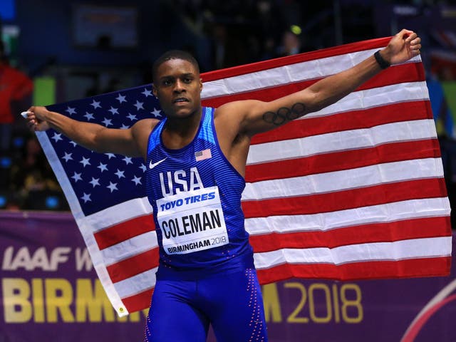 Christian Coleman is set to be banned from the sport
