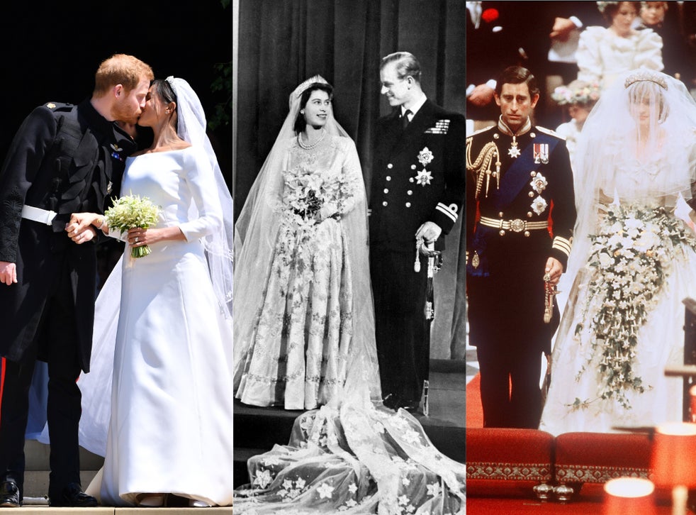 Royal weddings through the years, from Meghan and Harry to