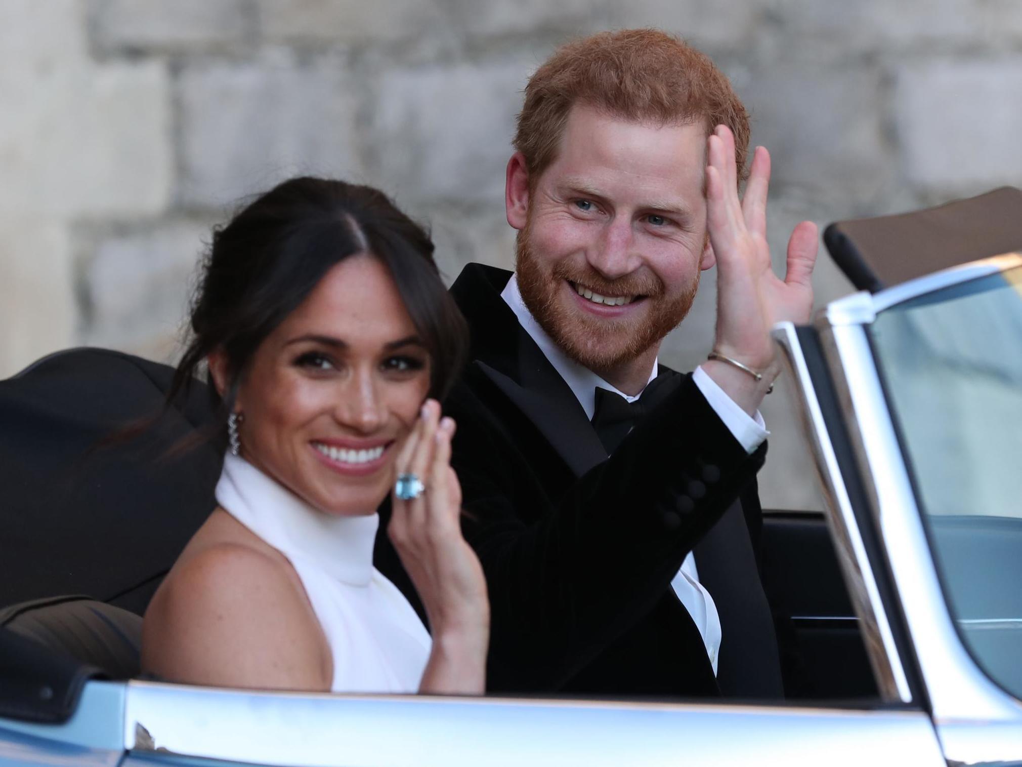 Meghan Markle is a fan of the messy bun and even sported the look on her wedding (Getty)