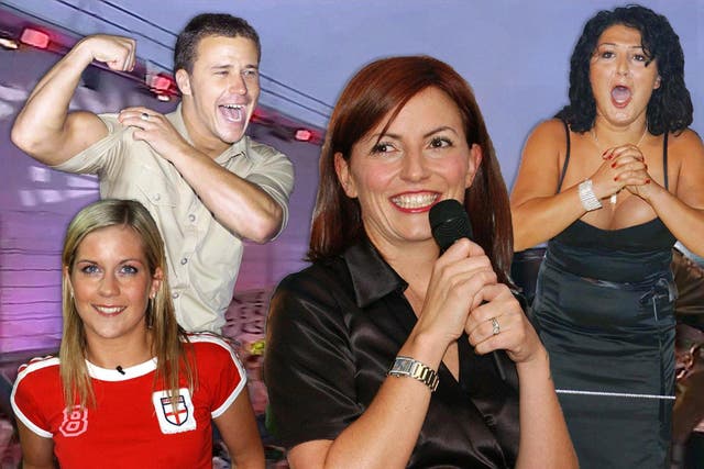 From left to right: Kate Lawler, Craig Phillips, Davina McCall and Nadia Almada