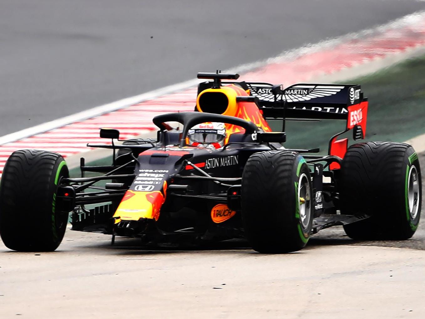 Max Verstappen crashes on his way to the grid for the Hungarian Grand Prix