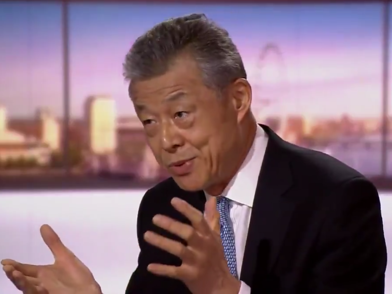 China's ambassador to the UK, Liu Xiaoming, appears on 'The Andrew Marr Show' on 19 July 2020