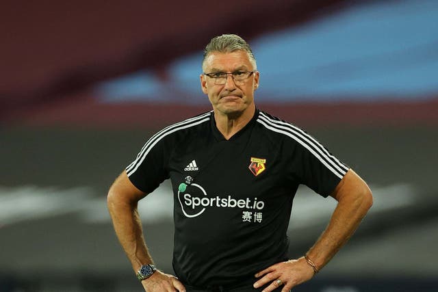 Nigel Pearson was sacked as Watford manager on Sunday with two games remaining this season
