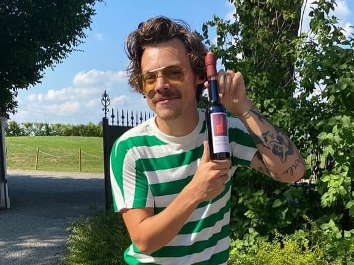 Harry Styles debuts new 70s-style moustache during trip to Italy | The Independent | The Independent