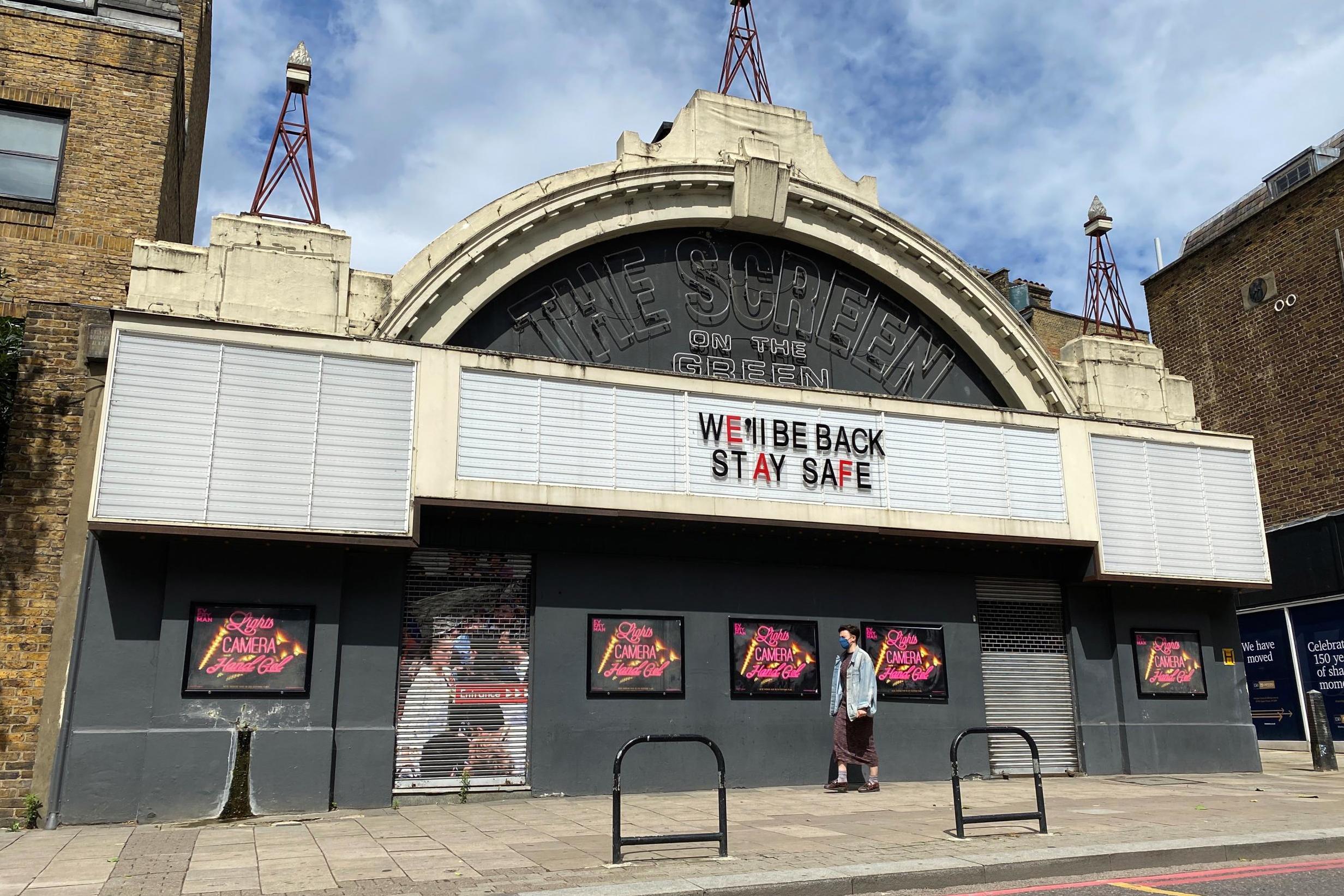 Islington’s Screen on the Green, a BFI London Film Festival venue, is still closed due to the coronavirus outbreak (Reuters)