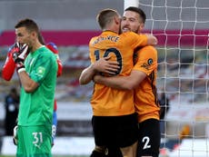 Wolves in pole position for Europa League spot as Palace lose again