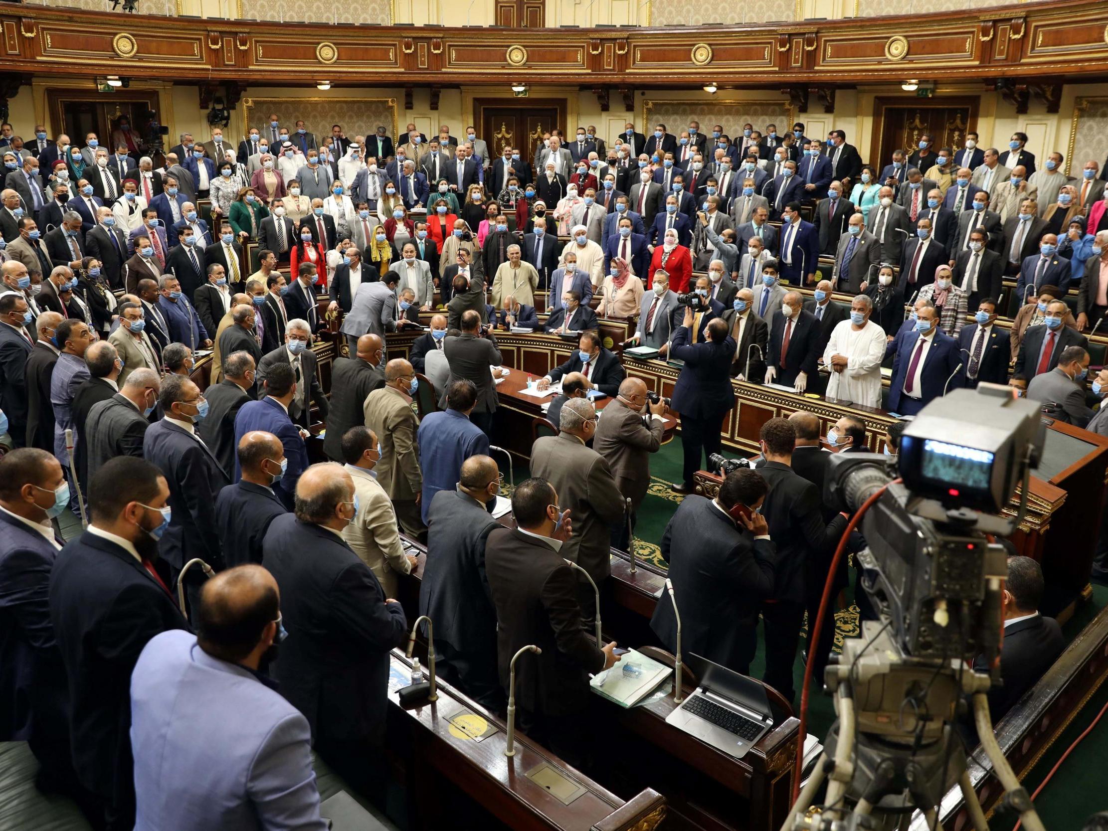 Egypt’s House of Representatives attended a closed-door session on Monday and approved plans to send troops to 'defend Egyptian national security'