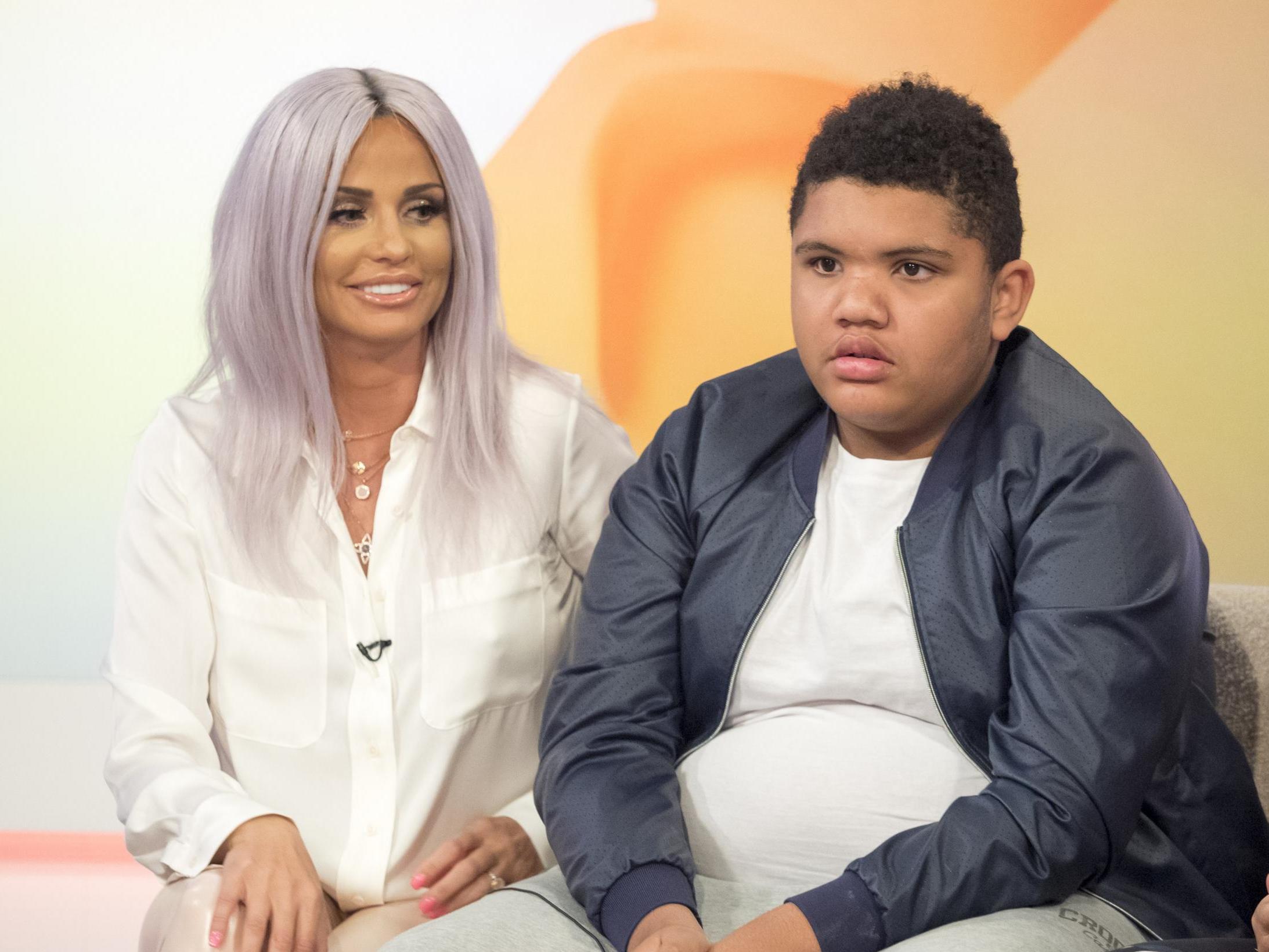 Katie Price and Harvey Price on Loose Women, 17 May 2016